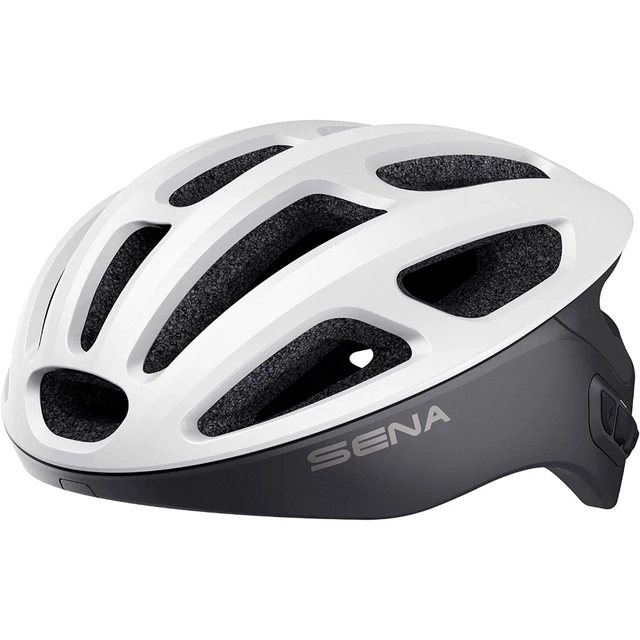 SENA R1 Fahrradhelm mit integriertem Headset - schwarz - matt weiß