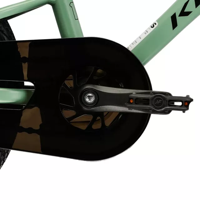 Kinderfahrrad Kross Liftie 16" - Modell 2025 - zelená / černá / matný