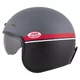 Motorradhelm Cassida Oxygen Jawa OHC 2.0 grau matt/rot/schwarz/weiß
