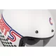Cassida Oxygen Rondo 2.0 Motorradhelm weiß Perle/rot/blau/schwarz