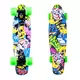 Penny Board WORKER Colory 22" - Acid Rainbow (regebogen) - Angry Green (gelb-grün)