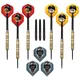 Schrot Duell Messing plattiert Wert Bereich Stahl 6pcs