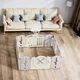 Kunststoff Laufstall inSPORTline Bufalino 12+2 167x160x64 cm