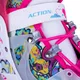 Action Doly Kinder Inline-Skates mit leuchtenden Rollen , verstellbar - rosa