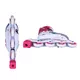 Action Doly Kinder Inline-Skates mit leuchtenden Rollen , verstellbar - rosa