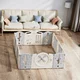 Kunststoff Laufstall inSPORTline Bufalino 14+2 167x200x64 cm