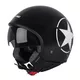 W-TEC FS-710S Roller Helm - schwarz mit dem Stern - schwarz mit dem Stern