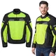 W-TEC Saigair Herren Sommer Motorradjacke - Fluo Yellow-Black