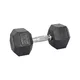 Sechseckige Kurzhantel inSPORTline Hexsteel 15 kg