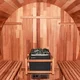 Finnische Fass-Sauna inSPORTline Viduor 600 - Zedernholz