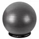 Gymnastikball inSPORTline Stretch Ball 75 cm mit BallBase - schwarz - schwarz