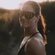 Sport-Sonnenbrille Tripoint Reschen - Matt Black Smoke /w Blue Multi Cat.3