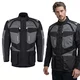 W-TEC Burdys Evo Herren-Motorradjacke - schwarz-grau