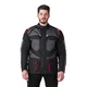 W-TEC Burdys Evo Herren-Motorradjacke - schwarz-grau-grün