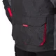 W-TEC Burdys Evo Herren-Motorradjacke - schwarz-grau-grün