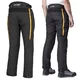 W-TEC Toranio Herren Sommer-Motorrad-Hose - schwarz-gelb