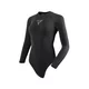 Damen-Moto-Thermo-Shirt/Body Rebelhorn Freeze II Lady BD - schwarz - schwarz