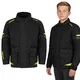 W-TEC Pinapoco Kinder Wachsende Moto Jacke - schwarz-fluo