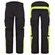 W-TEC Pinapoco Kinder Motorradhosen zum Mitwachsen - schwarz-fluo