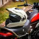 W-TEC Biscaia P/J aufklappbarer Enduro-Helm - béžová matná