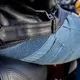 W-TEC Helsin Leder Motorradjacke - schwarz-weiß