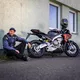 Herren-Sommer-Motojacke BOS Hobart - Blau