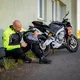 Herren-Motojacke BOS/WD Motorsports Vegas 1.0 - Rot