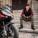 W-TEC Black Heart Radikaal Motorradjacke - rot-schwarz
