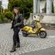 W-TEC Komehana Damen-Moto-Jeans - schwarz