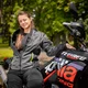W-TEC Jelsa Damen Sommer-Motorradjacke - šedá-fluo