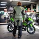 W-TEC Karmal Touring Motorradjacke - černo-olivově zelená