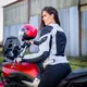 Damen Sommer Textil-Motojacke BOS Aylin - silber-grau