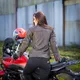 W-TEC Kaika Damen Motorrad Lederjacke