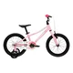 Leichtes Kinderfahrrad Kross Mini 4.0 16" – Modell 2026 • 100–120 cm • 8,5 kg - růžová/bílá/lesk - růžová/bílá/lesk