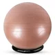 Gymnastikball inSPORTline Stretch Ball 75 cm mit BallBase - schwarz - mocha mousse