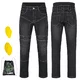 Herren-Motojeans W-TEC Biterillo Evo - schwarz