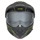 W-TEC Neovu Graphic 3in1 klappbarer Motorradhelm - černo-červená