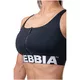 Nebbia Smart Zip 578 Sport-BH - schwarz - schwarz