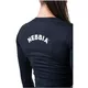 Nebbia Sporty Hero 585 Damen Crop Top mit langen Ärmeln - schwarz