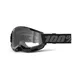 Motocrossbrille 100% Strata 2 Neu - Orange, čiré plexi - Black, čiré plexi