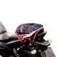 Flexibles Gepäcknetz für Motorräder Oxford 30x30 rot