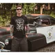 T-shirt BLACK HEART Garage gebaut - schwarz