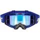 Motocrossbrille LS2 Aura Pro Schwarz Blau Iridium Glas