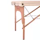 Massageliege inSPORTline Japane 3-teilig aus Holz - braun