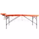 inSPORTline Tamati Massagetisch 2-teilig aus Aluminium - schwarz
