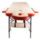 inSPORTline Tamati Massagetisch 2-teilig aus Aluminium - schwarz