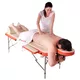 inSPORTline Tamati Massagetisch 2-teilig aus Aluminium - schwarz