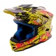 Der Kinder-Downhill-Schutzhelm W-TEC AP-42 - orange-red - gelb-rot