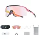 Phototrope Sonnenbrille Altalist Kisou PXC - černá s červenými skly
