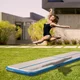 Airtrack inSPORTline Airstunt 400x100x10 cm weiß mit elektrischer Pumpe